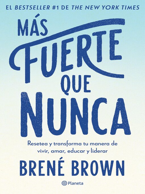 Title details for Más fuerte que nunca by Brené Brown - Available